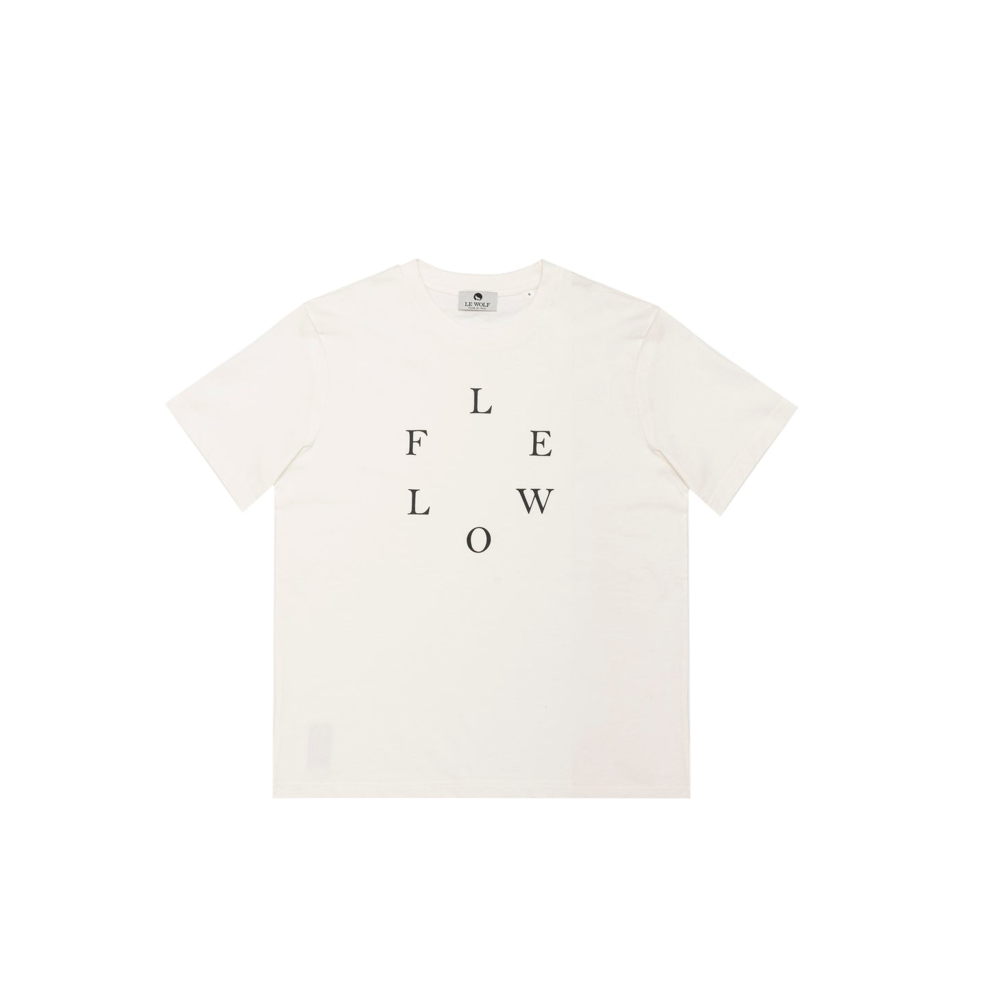 LEWOLF Mood Street Unisex T-Shirt 100% Organic Cotton Pastel Green