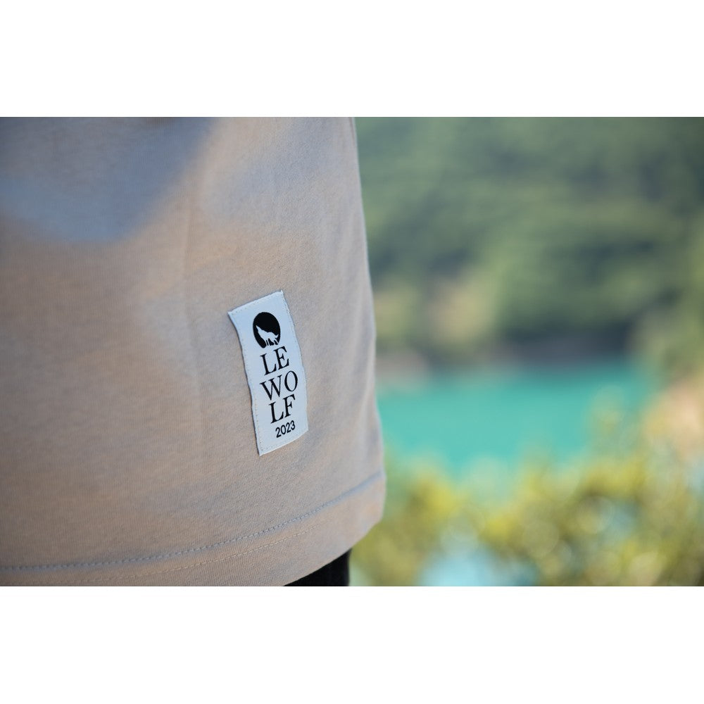 LEWOLF Mood Street Unisex T-Shirt 100% Organic Cotton Pastel Green