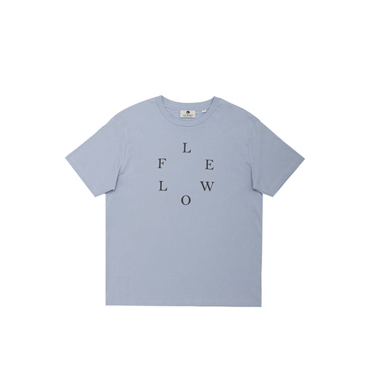LEWOLF Mood Street Unisex T-Shirt 100% Organic Cotton Pastel Green