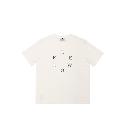 LEWOLF Mood Street Unisex T-Shirt 100% Organic Cotton Pastel Green