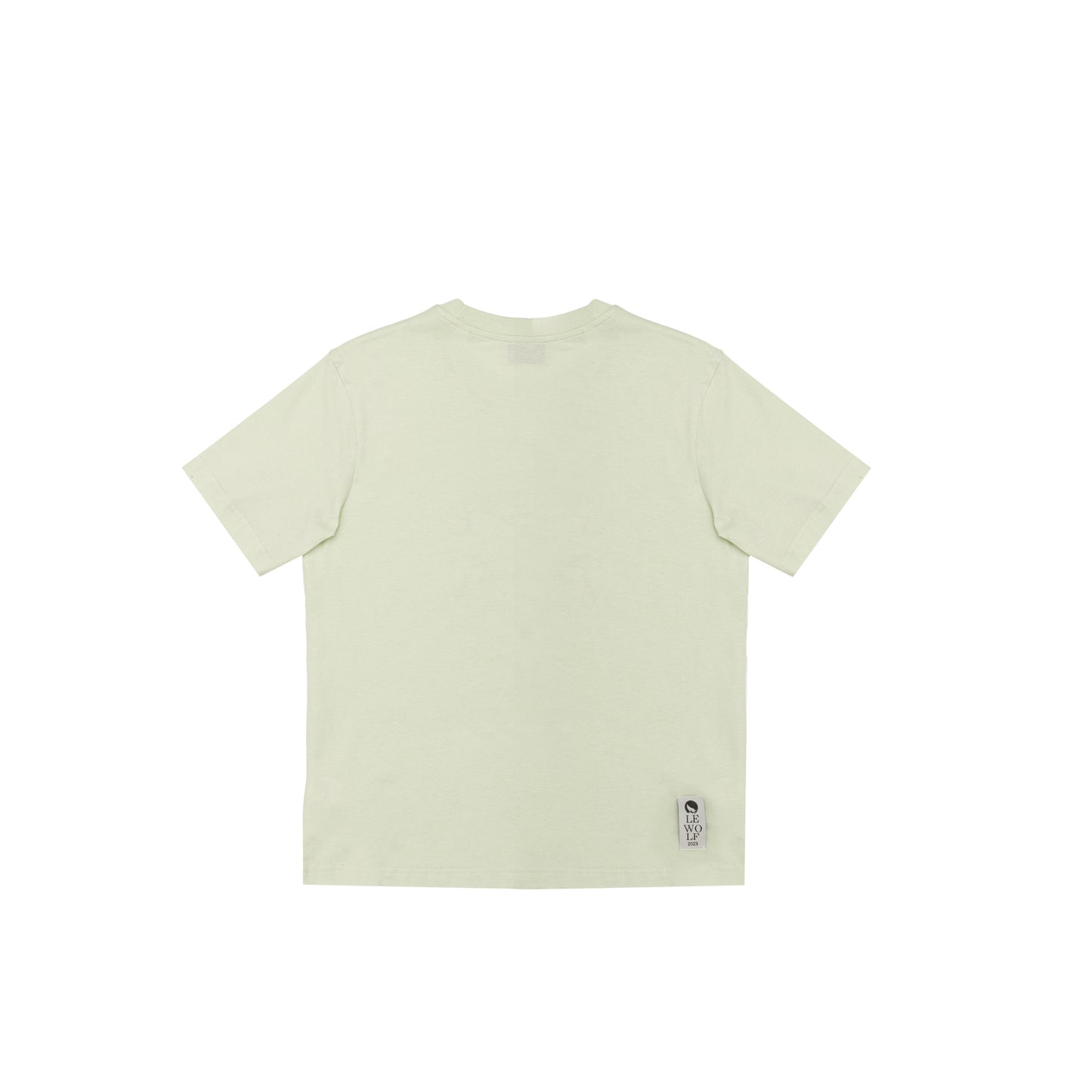 PIZZOMETA T-Shirt 100% Pastel Green Cotton 