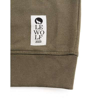 Felpa LeWolf con Cappuccio MADDALENA Kaki Unisex