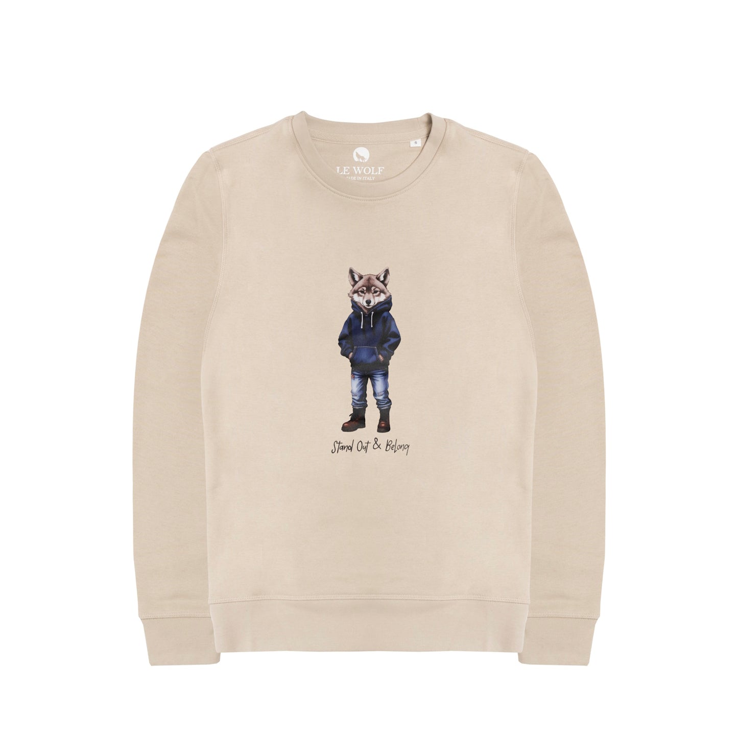 Felpa LeWolf a Girocollo VETTORE DESERT Unisex