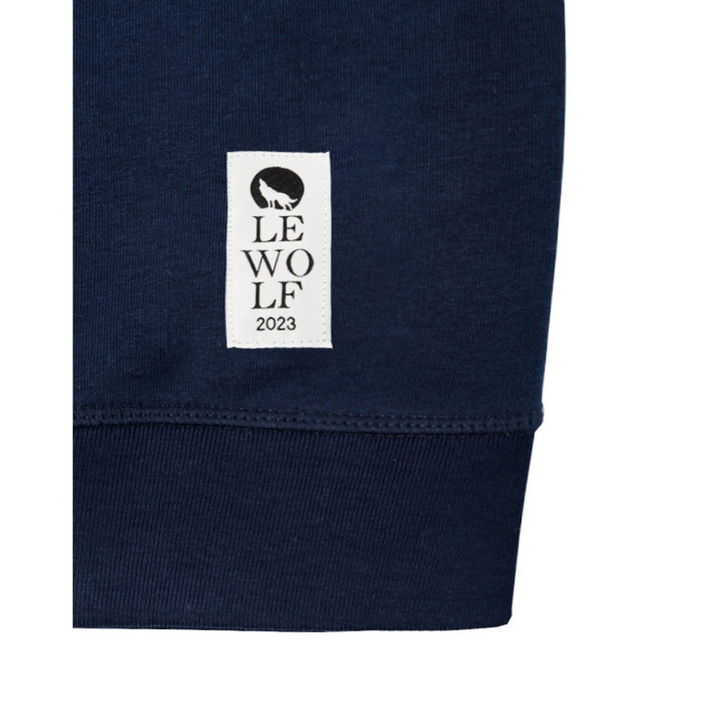 Felpa LeWolf con Cappuccio MADDALENA Blu Navy Unisex