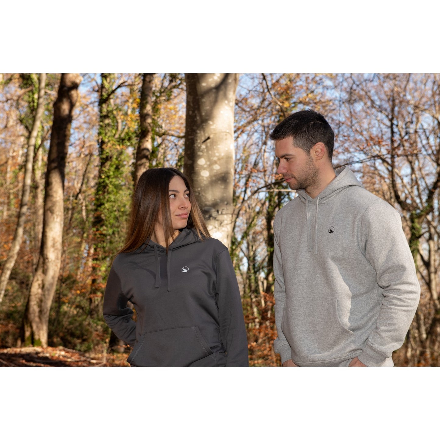 Felpa LeWolf con Cappuccio MADDALENA Antracite Unisex