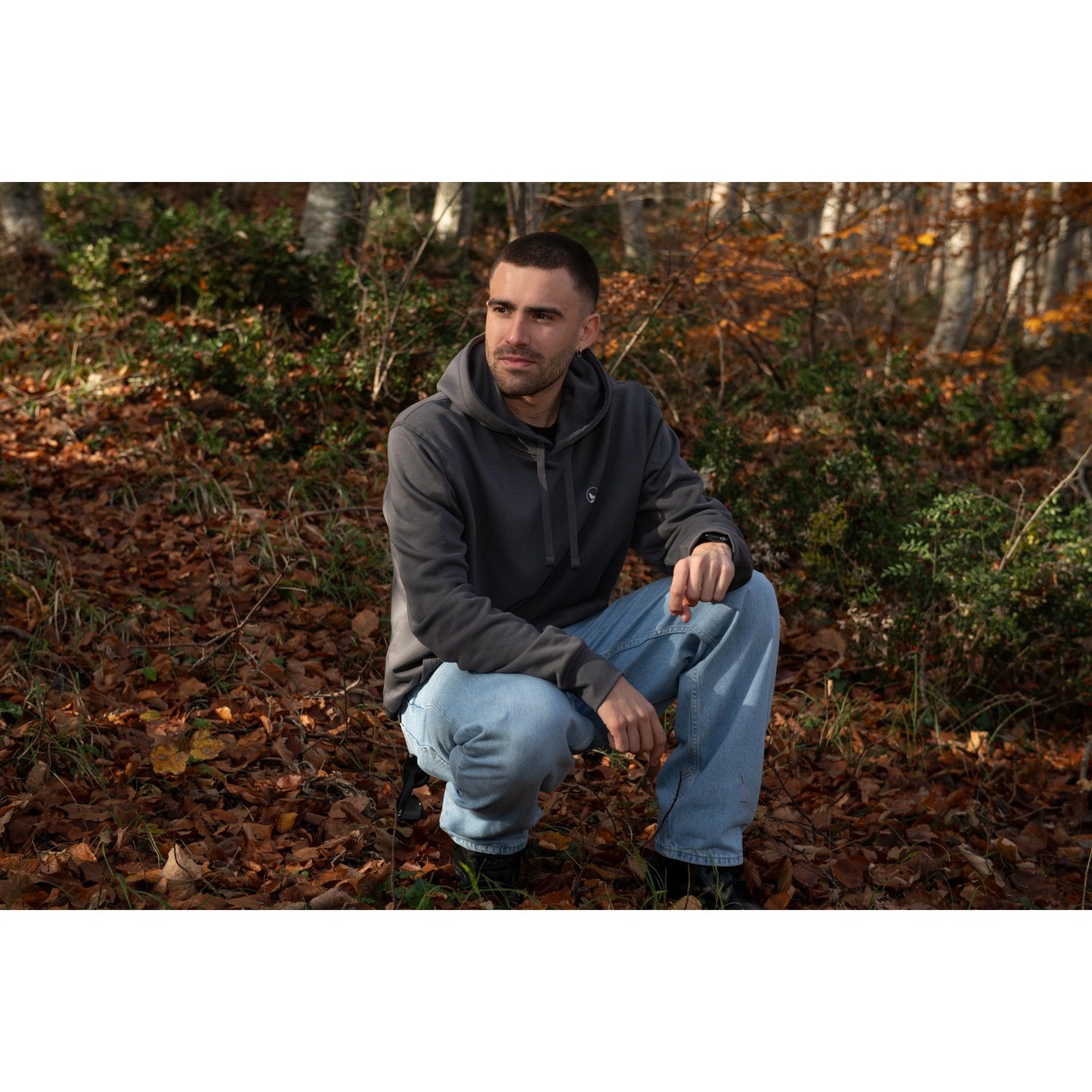 Felpa LeWolf con Cappuccio MADDALENA Antracite Unisex