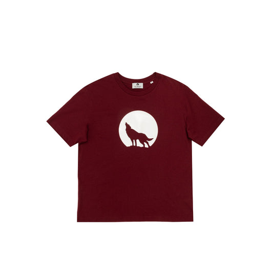 T-Shirt SASSOTETTO 100% Cotton Red Burgundy 