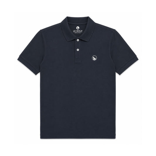 Polo MADDALENA 100% Cotone Biologico Blue Navy