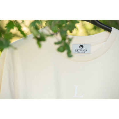 LEWOLF Mood Street Unisex T-Shirt 100% Organic Cotton Pastel Green