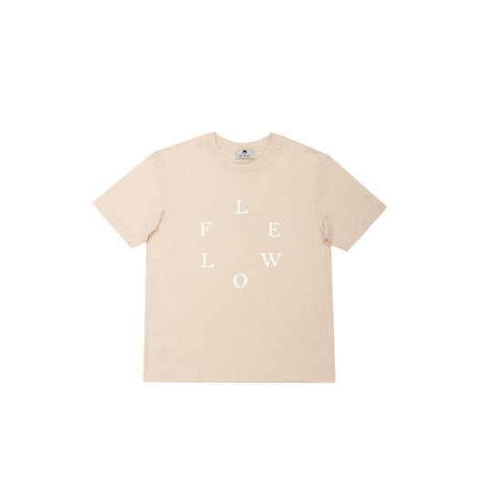 LEWOLF Mood Street Unisex T-Shirt 100% Organic Cotton Pastel Green