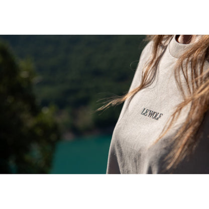 LEWOLF Mood Street Unisex T-Shirt 100% Organic Cotton Pastel Green