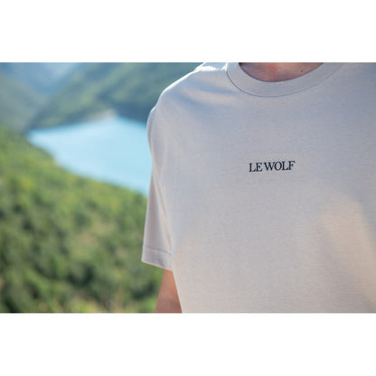 LEWOLF Mood Street Unisex T-Shirt 100% Organic Cotton Pastel Green