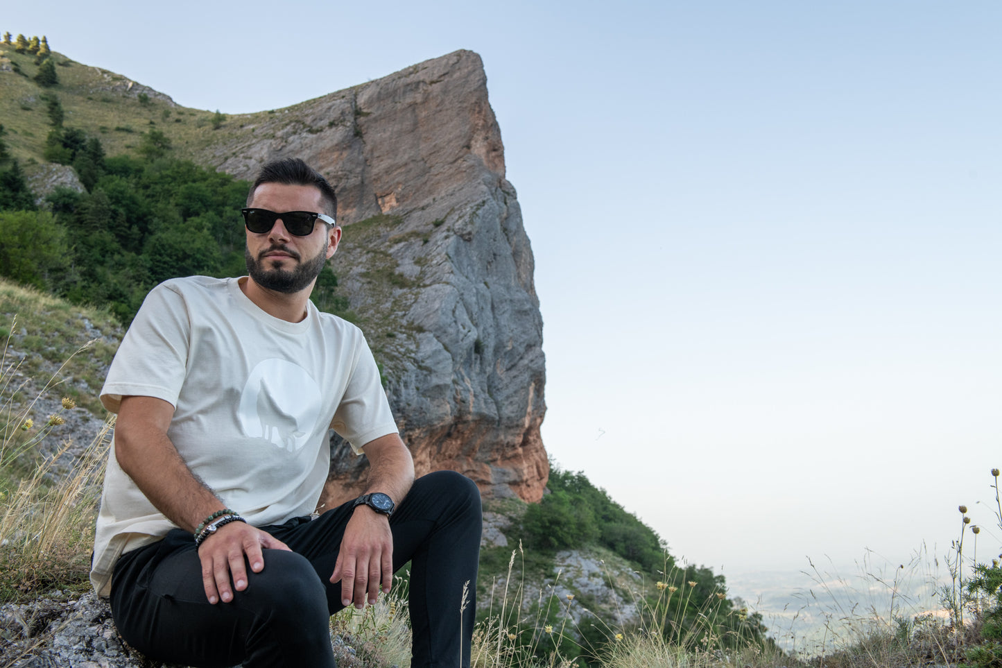 SASSOTETTO T-Shirt 100% Natural Raw Cotton 