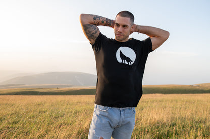 SASSOTETTO T-Shirt 100% Black Cotton 