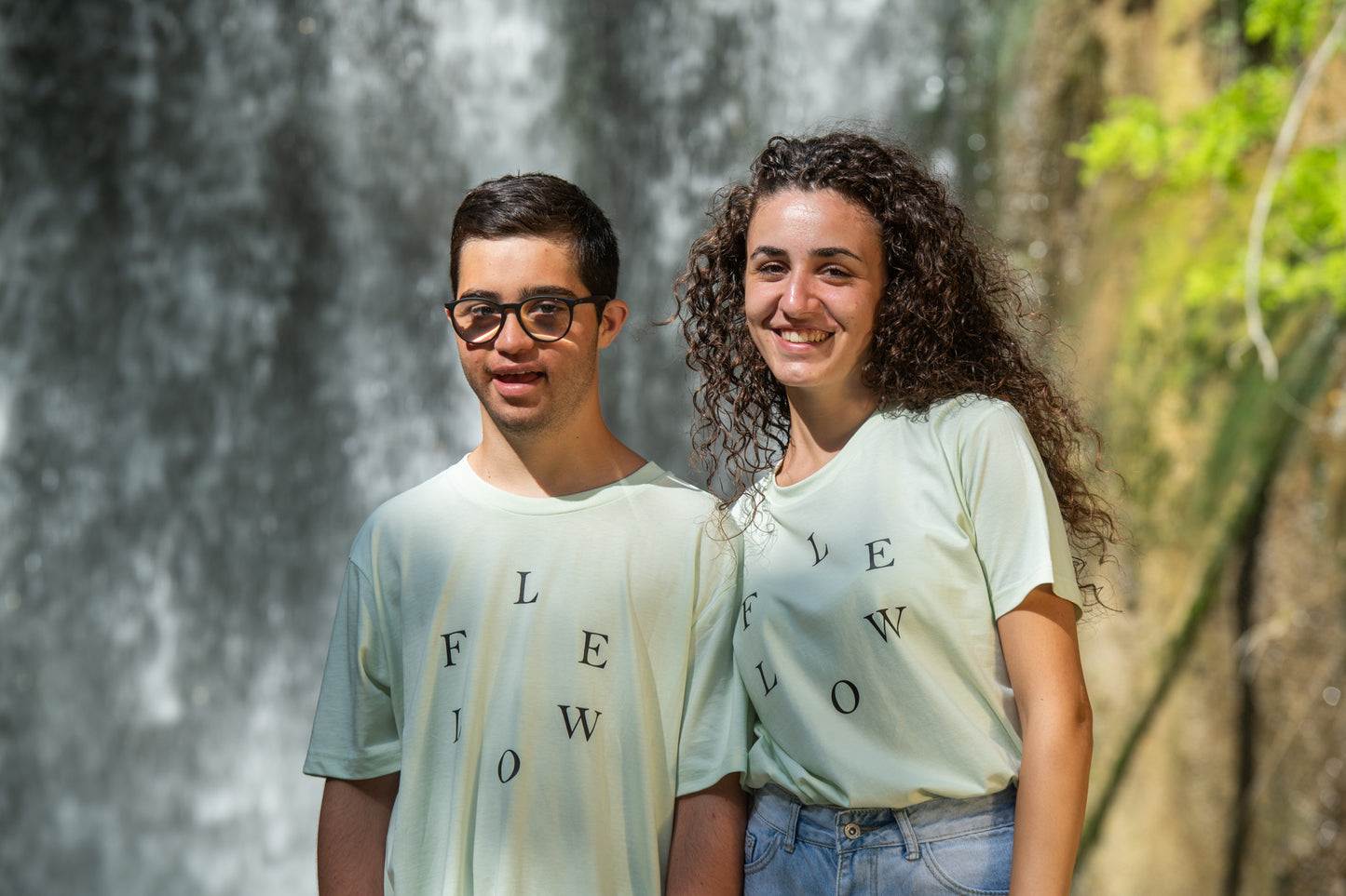PIZZOMETA T-Shirt 100% Pastel Green Cotton 